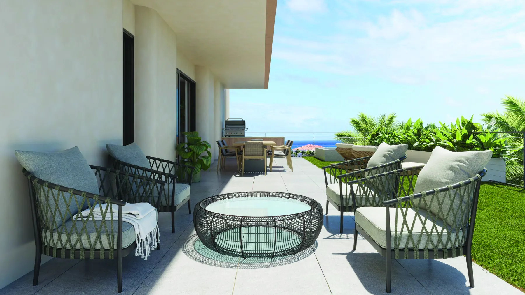 Rooftop terrace Type E-F