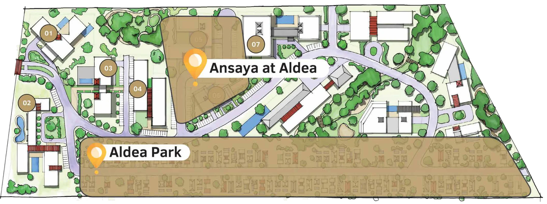 Master plan Aldea Downtown — Aldea Park