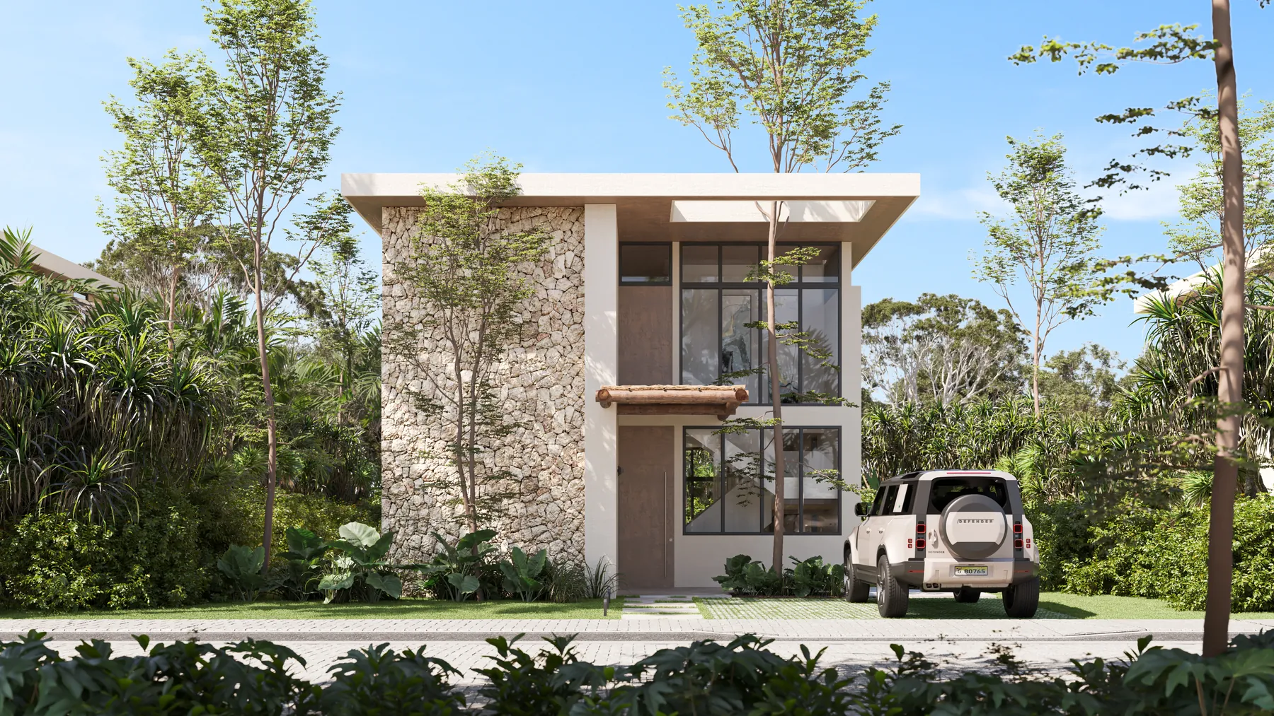 Villa Tao — fachada frontal