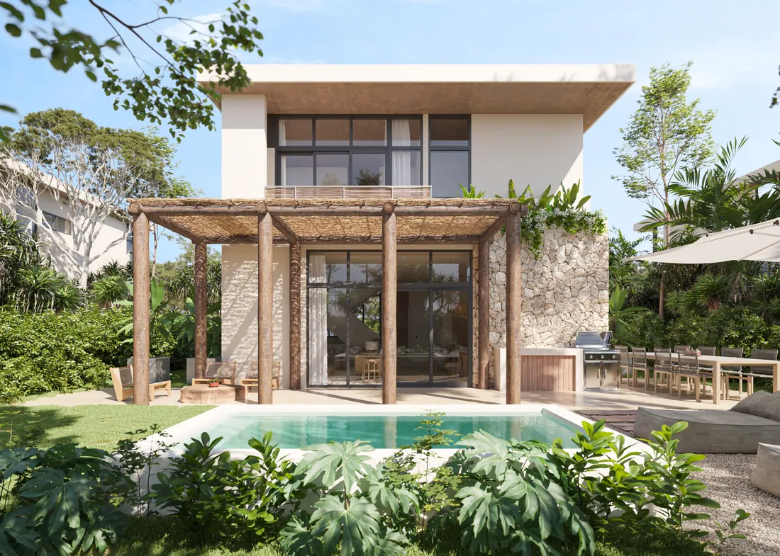 Villa Tao — terraza y patio