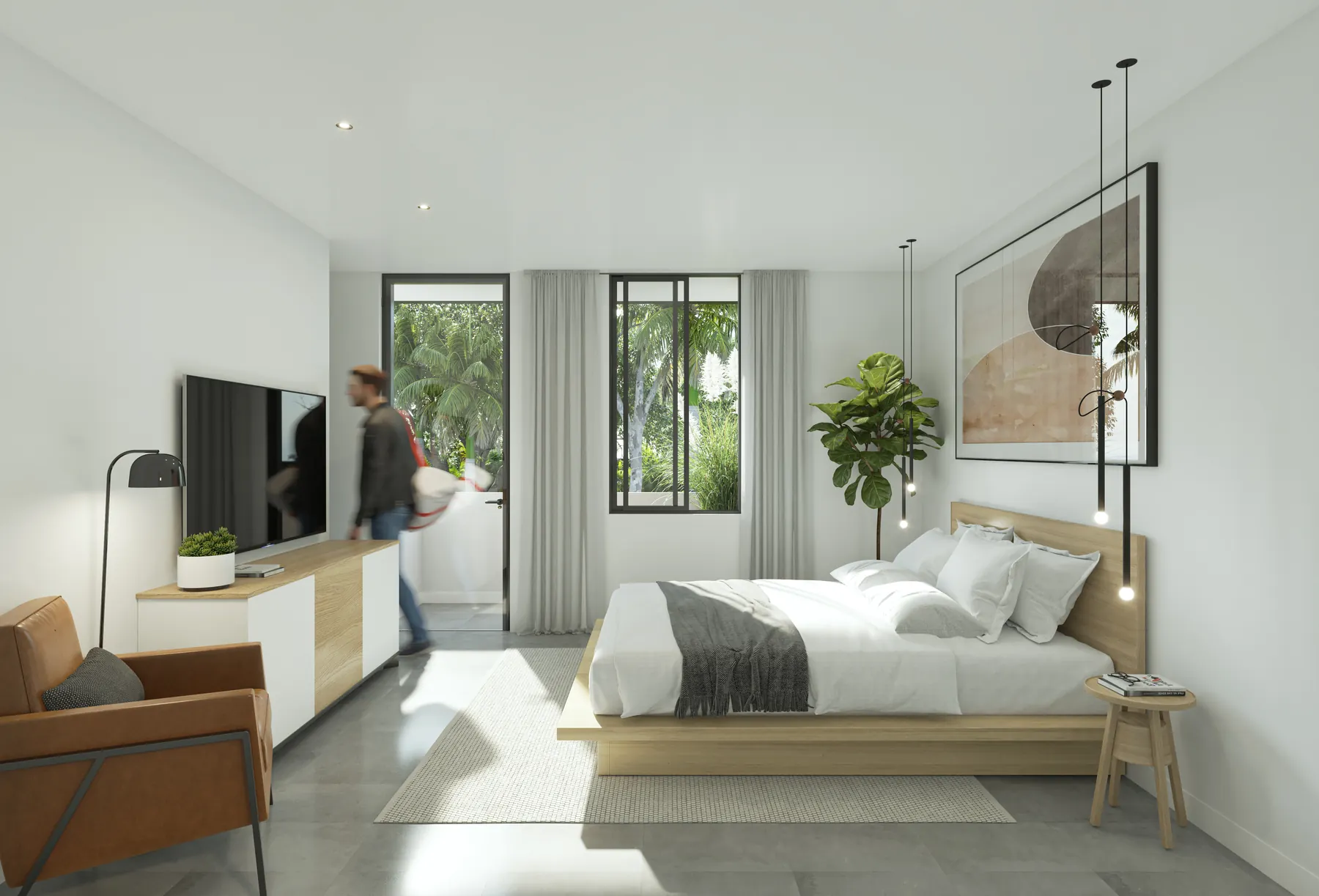 Villa Areca — dormitorio