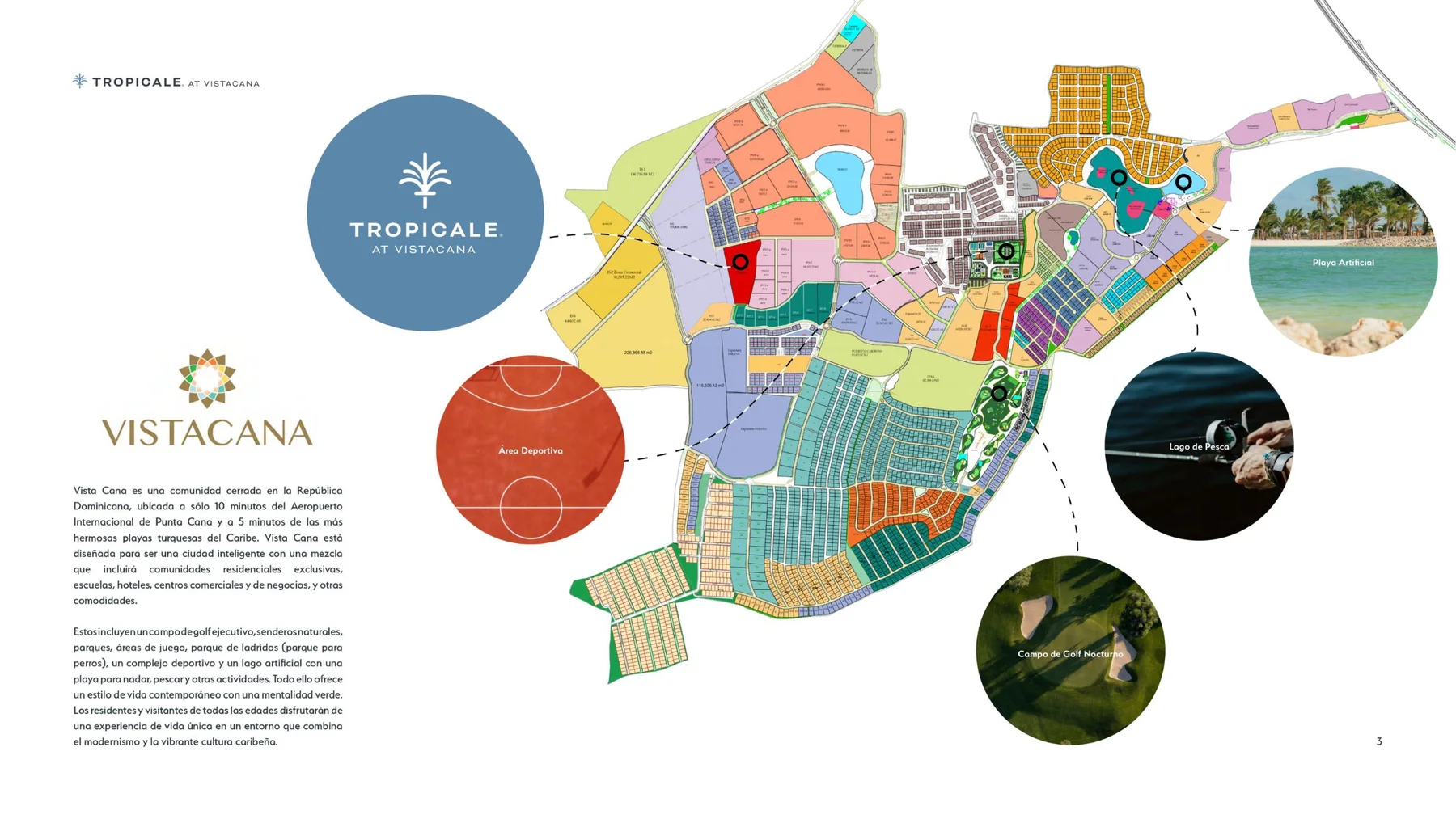 Mapa de la comunidad Vista Cana