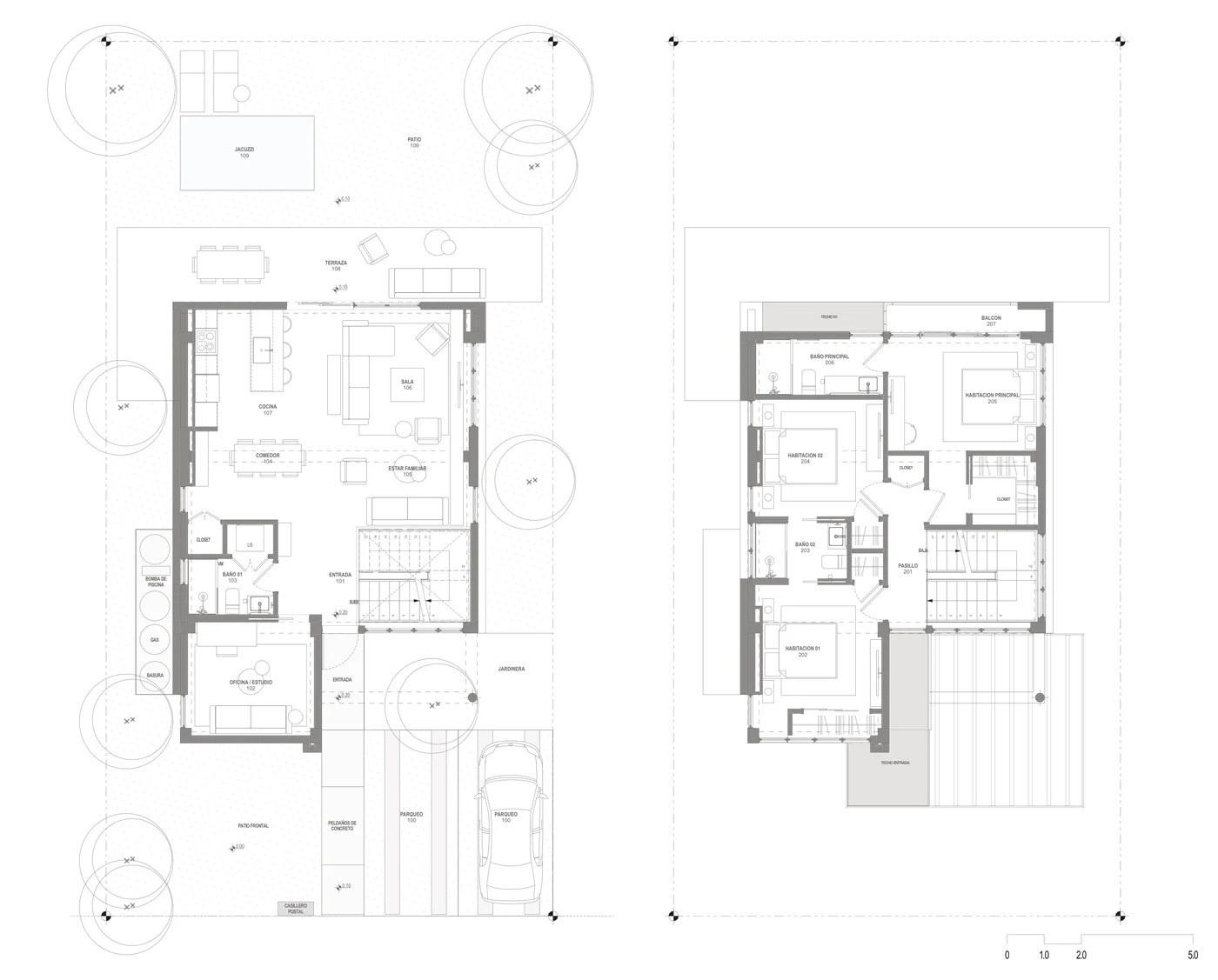 Plano Villa Individual