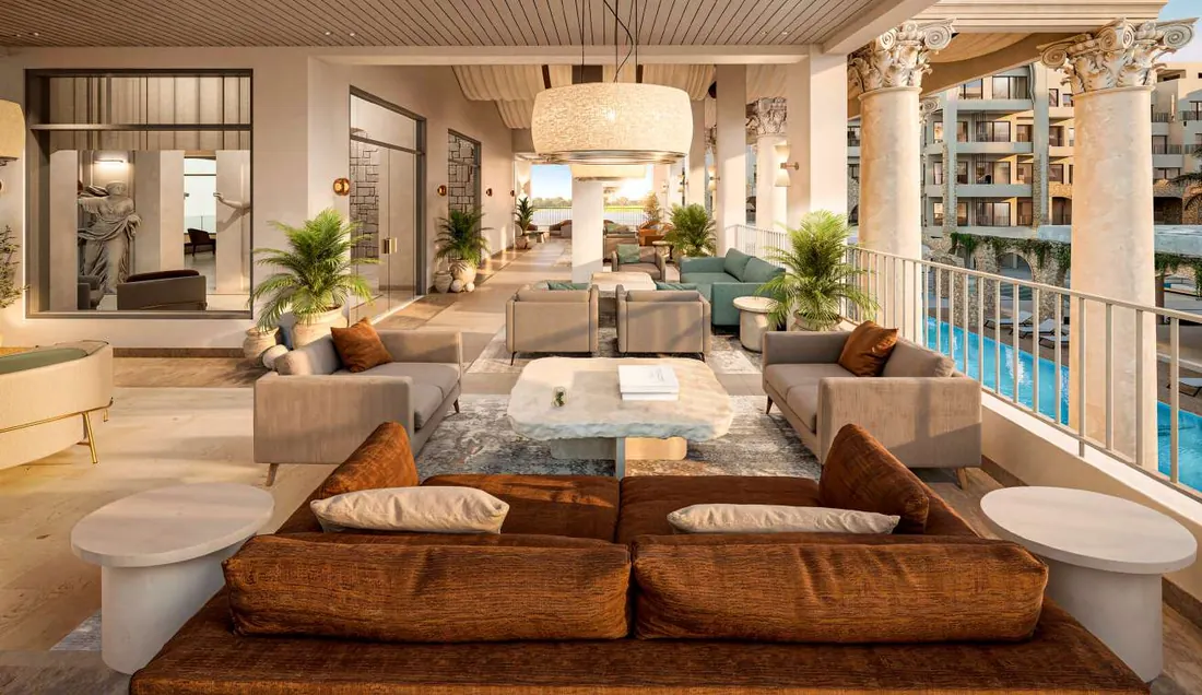 Café y lounge de la Casa Club