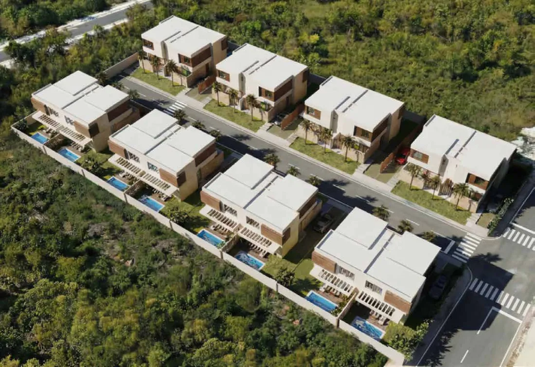 Vista aérea villas EOS Vistacana